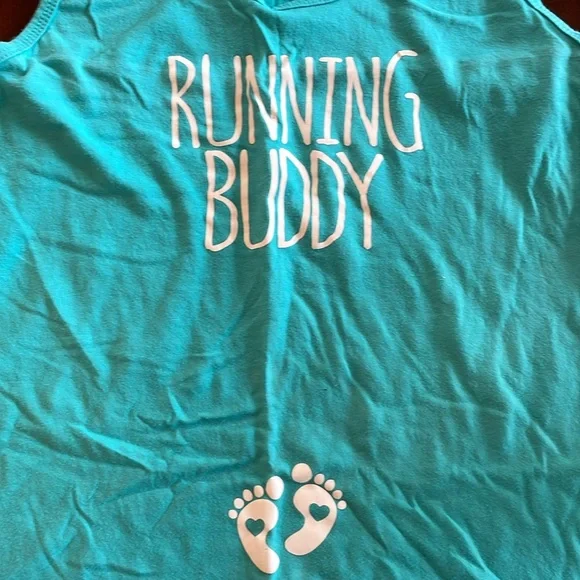 “Running Buddy” Maternity Tank - Picture 2 of 4